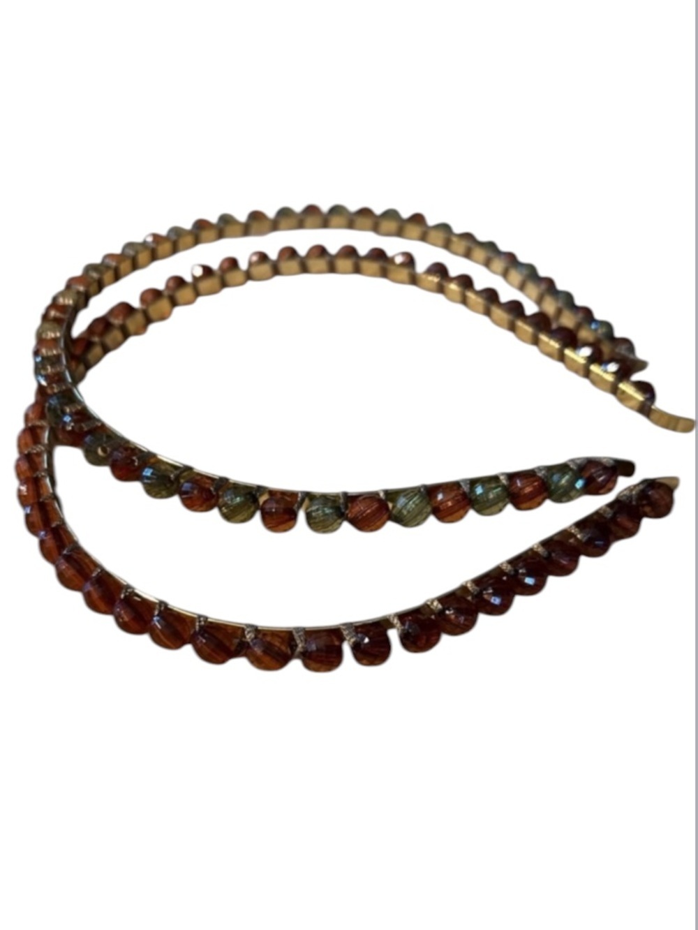 Pair of Vintage Crystal Headbands